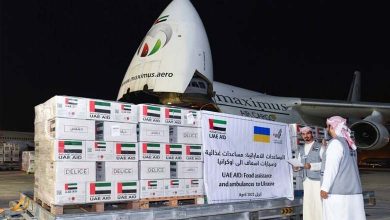 إمارات الخير.. إرسال طائرة إمدادات غذائية لدعم اللاجئين الأوكرانيين ببلغاريا