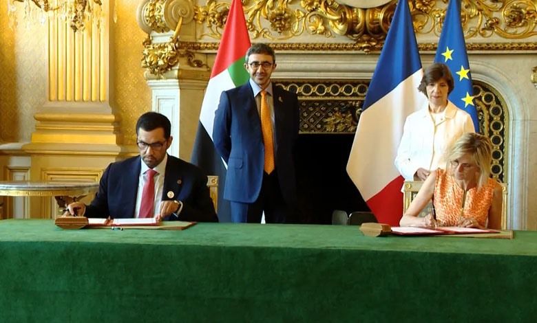 لتعزيز فوائد العمل المناخي... الإمارات وفرنسا توقّعان اتفاقية