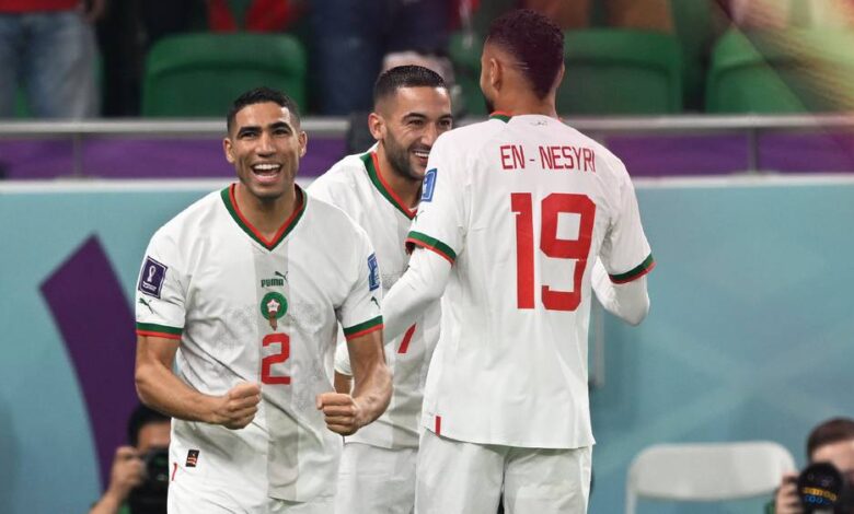 المغرب أول منتخب عربي ورابع فريق أفريقي يتواجد في مرحلة ربع نهائي كأس العالم