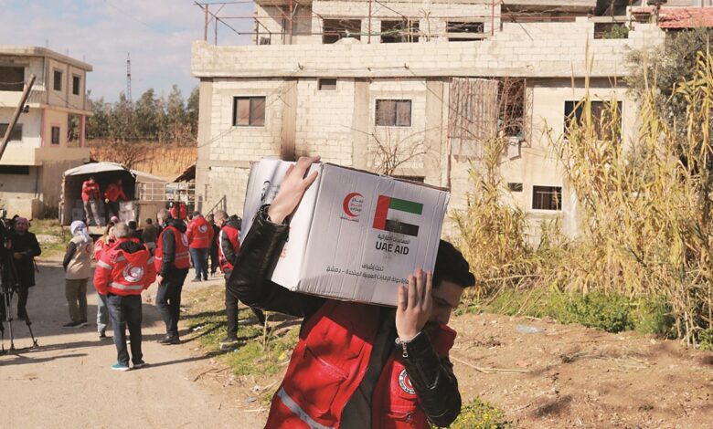 زلزال تركيا وسوريا.. المساعدات الإنسانية للإمارات لم تتوقف لليوم 13