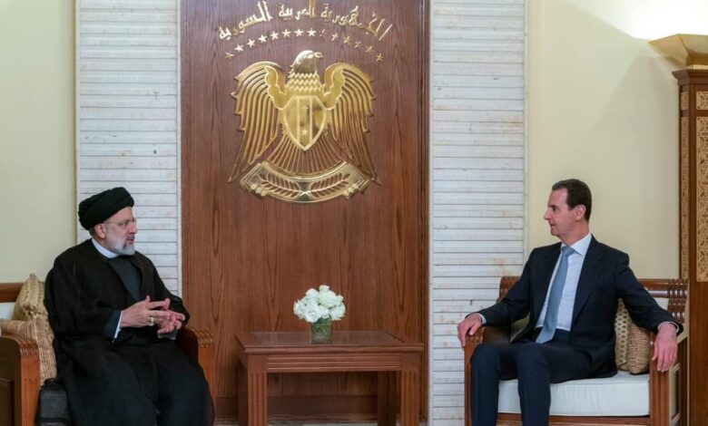 الرئيس الإيراني يختتم زيارته إلى سوريا