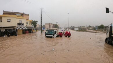 العاصفة دانيال.. تصاعد حصيلة القتلى ليبيا إلى 25 بفعل