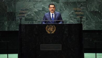 رئيس الوزراء العراقي يدعو لوقف التدخلات الإقليمية في البلاد