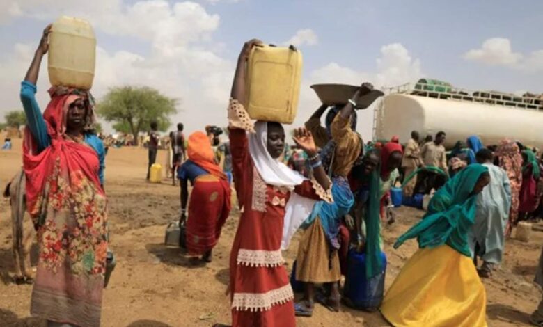 انعدام الأمن الغذائي يهدد النازحين من الحرب الأهلية في السودان