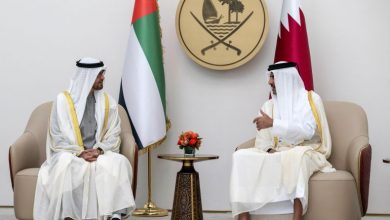 قادة الإمارات وقطر يشددون على ضرورة وقف فوري لإطلاق النار في غزة
