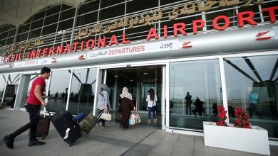 توقف العمل في مطار أربيل بعد إسقاط مسيرة ملغومة