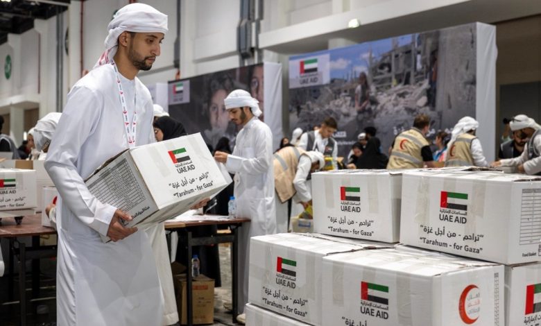 الإمارات تستمر في مساعدة الفلسطينيين في غزة
