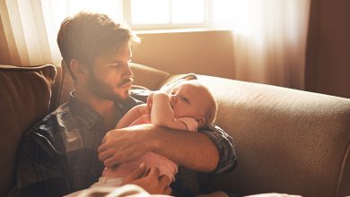 الرجل أيضًا يصاب باكتئاب ما بعد الولادة