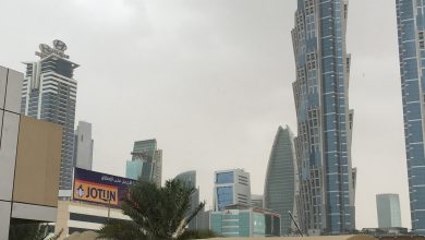 أمطار الخير تزيد معالم دبي جاذبية