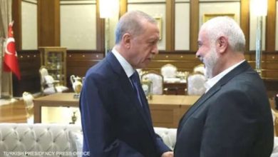 الرئيس التركي يستبعد مغادرة قادة حماس قطر