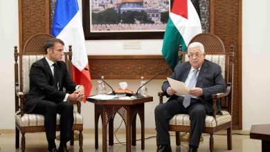 ماكرون يشترط اصلاح السلطة للاعتراف بالدولة الفلسطينية
