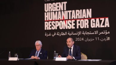 الأردن مؤتمر دولي في لتعزيز الدعم الإنساني في غزة