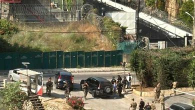 السفارة الأميركية في لبنان تتعرض لإطلاق نار