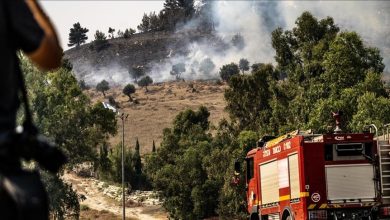 كواليس حريق الجليل الأعلى في إسرائيل بعد سقوط صاروخ من جنوب لبنان