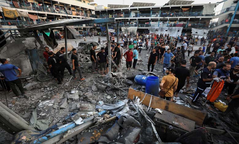 مجزرة جديدة في غزة: 20 قتيلاً في قصف إسرائيلي على مدرسة