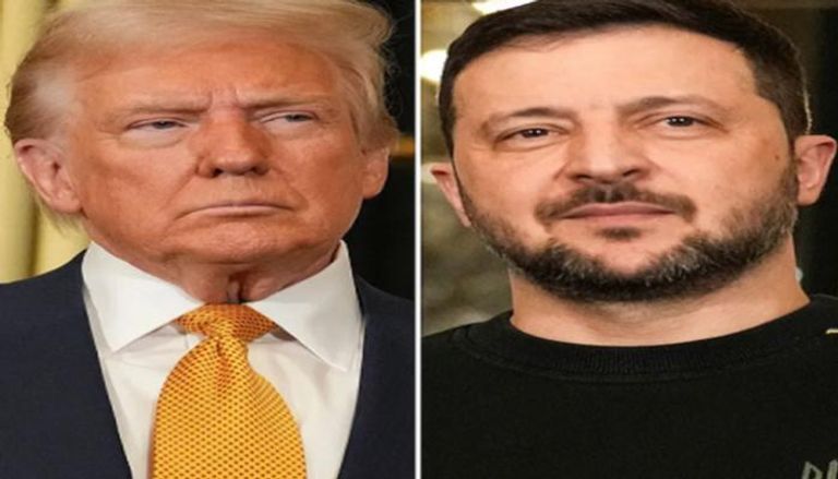 مكالمة قصيرة تجمع ترامب وزيلينسكي وقادة أوروبيين لبحث إنهاء الحرب