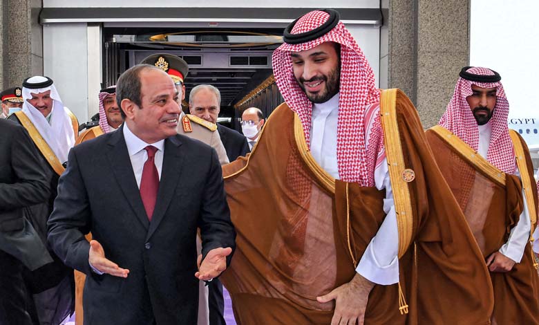 السيسي يصل إلى السعودية ويلتقي محمد بن سلمان