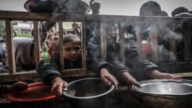 بيان مشترك من 27 دولة يطالب بوقف تجويع سكان غزة