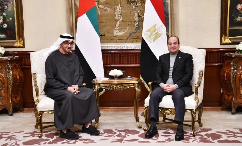 قمة محمد بن زايد والسيسي السادسة.. رسائل إستراتيجية في 2025