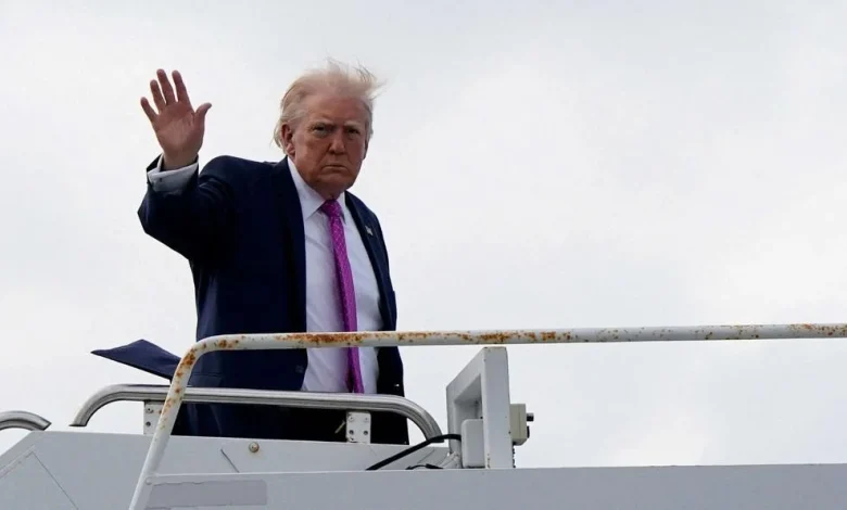 ترامب يعلن استعداده لوقف الحرب مع إيران دون إعادة فتح هرمز