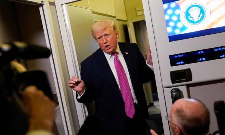 دونالد ترامب يهدد بالاستيلاء على النفط في إيران