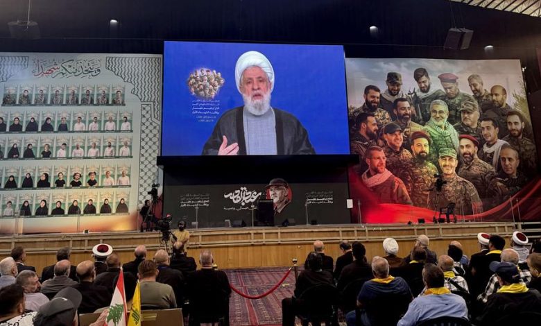 نعيم قاسم يتهم الولايات المتحدة بفرض الهدنة على حكومة سلام