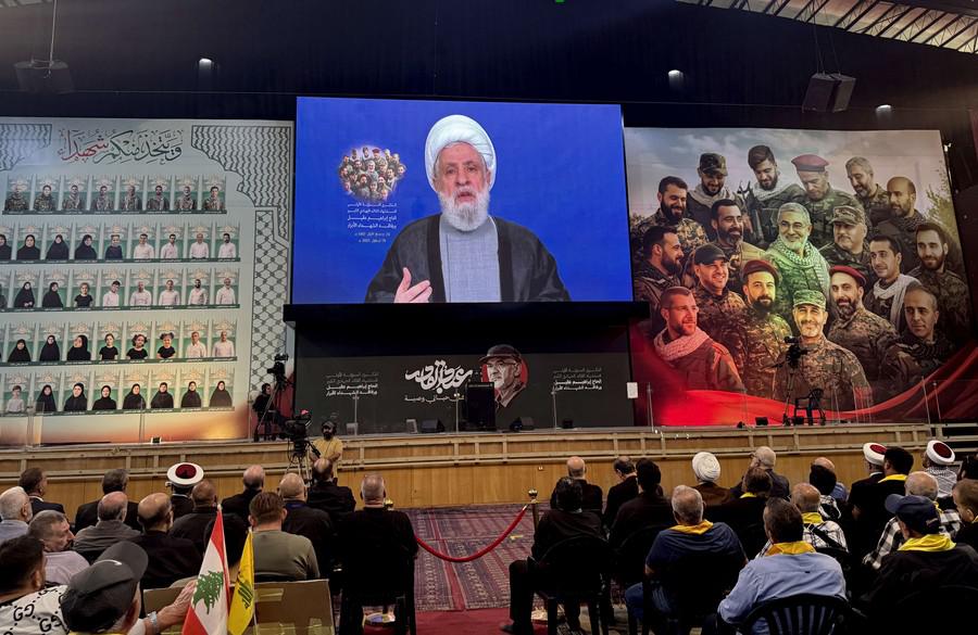 نعيم قاسم يتهم الولايات المتحدة بفرض الهدنة على حكومة سلام