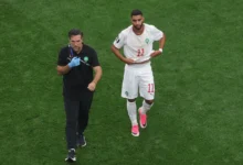 إصابة إسماعيل صيباري تثير القلق قبل مواجهة المغرب وفرنسا في ربع نهائي كأس العالم
