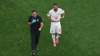 إصابة إسماعيل صيباري تثير القلق قبل مواجهة المغرب وفرنسا في ربع نهائي كأس العالم